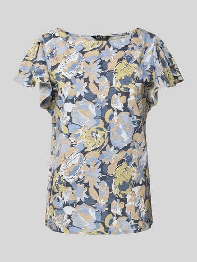 Lauren Ralph Lauren T-shirt met boothals, model 'EDBERT' Blauw - 2