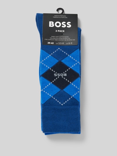 BOSS Socken mit Label-Detail im 2er-Pack Royal 3