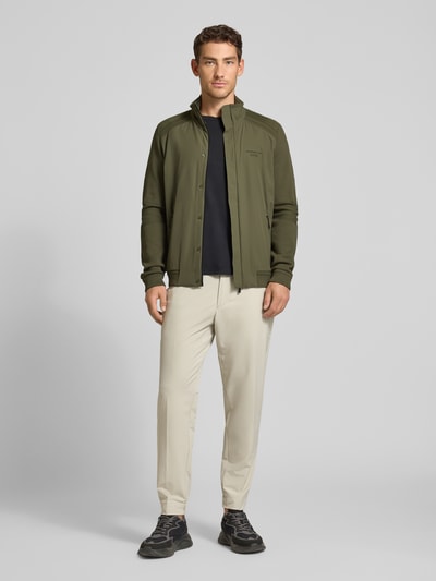 BOSS Green Regular Fit Blouson aus Modal-Mix mit Seiden-Anteil Modell 'SPIRIT70' Oliv 1