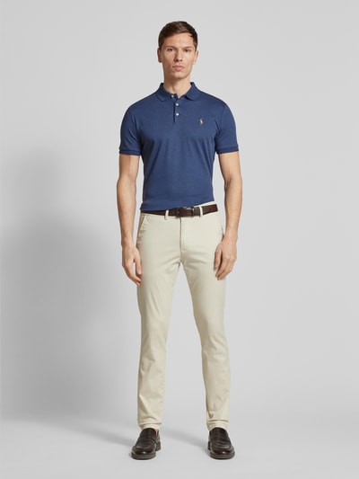 Polo Ralph Lauren Poloshirt mit Label-Stitching Marine 1