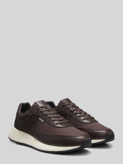 BOSS Sneaker Low mit dämpfender Profilsohle Dunkelbraun 1