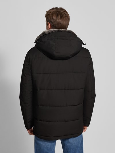 Strellson Regular Fit Steppjacke mit Kapuze Modell 'PIAZZA' Black 5