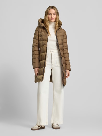 Peuterey Daunenjacke mit Zweiwege-Reißverschluss Modell 'LEVARIA' Camel 1