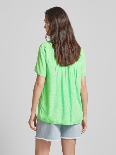 Esprit Blouse met all-over motief Neon groen - 5