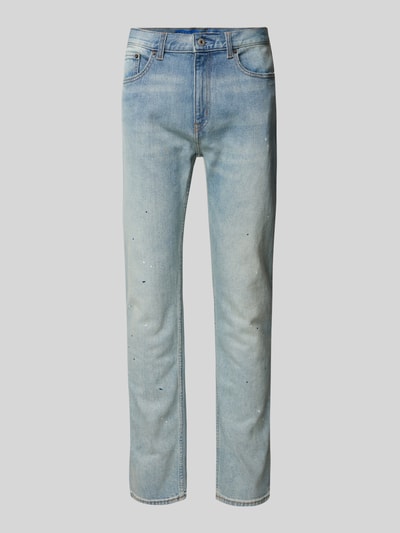 Hugo Blue Slim Fit Jeans im 5-Pocket-Design Modell 'Ash' Hellblau 2