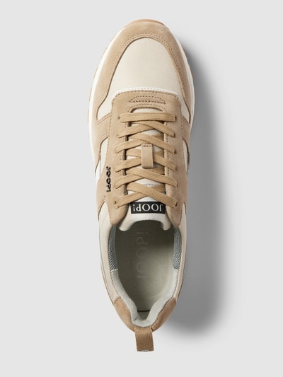 JOOP! SHOES Sneakers van leermix met labeldetails Beige - 4