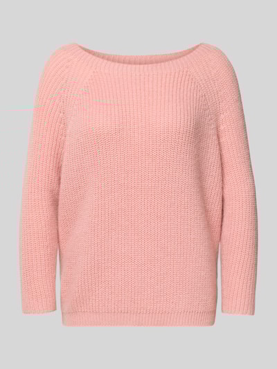 Weekend Max Mara Regular Fit Strickpullover mit Woll-Anteil Modell 'XENO' Hellrosa 2