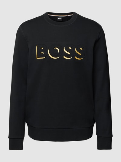 BOSS Sweatshirt mit Logo-Motiv Modell 'Stadler' Black 2