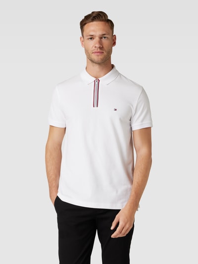 Tommy Hilfiger Poloshirt mit Label-Stitching Weiss 4