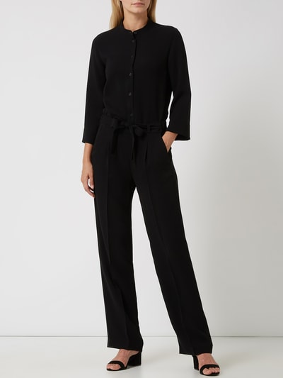 Windsor Jumpsuit van crêpe  Zwart - 1