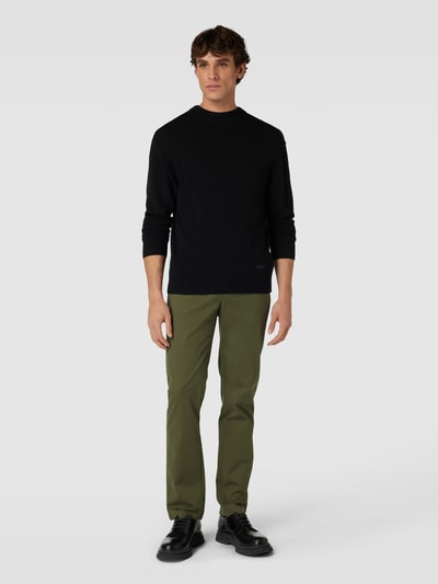 Tommy Hilfiger Pants Chino in unifarbenem Design Modell 'DENTON' Oliv 1