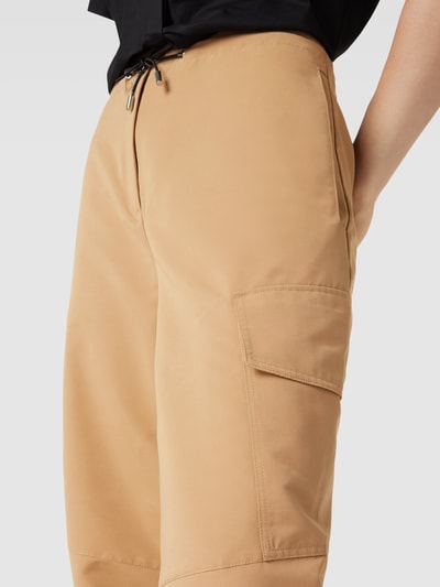 HUGO Stoffhose mit aufgesetzten Taschen Modell 'HALIANE' Beige 3