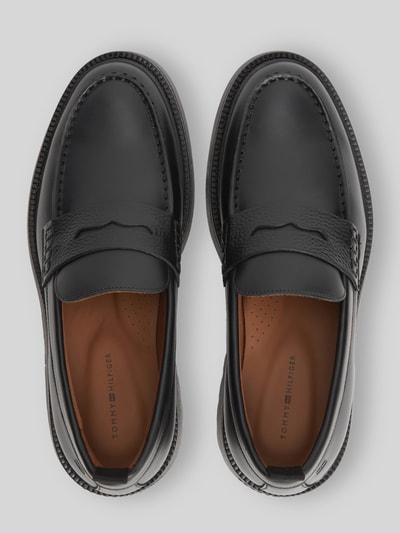 Tommy Hilfiger Loafer aus echtem Leder Black 4