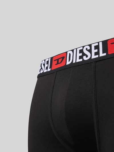 Diesel Boxershorts mit elastischem Logo-Bund Black 2