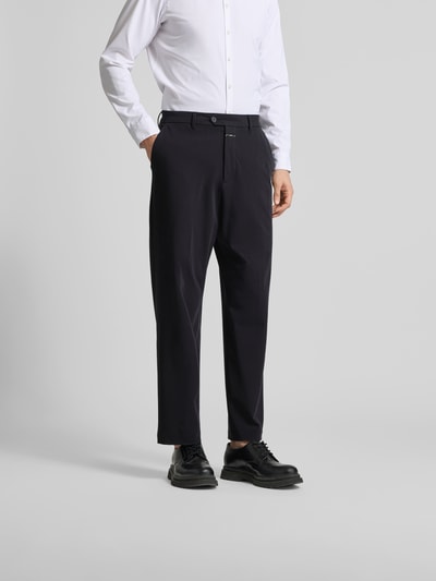 Closed Stoffhose mit Logo-Stitching Black 4