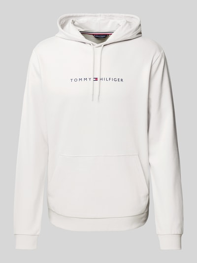 Tommy Hilfiger Hoodie mit Label-Print Hellgrau 2