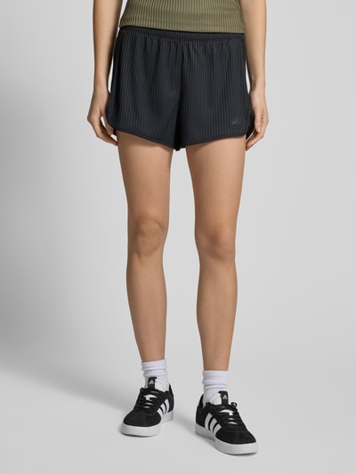 ADIDAS SPORTSWEAR Relaxed fit korte broek in riblook, model 'PACER' Zwart - 4