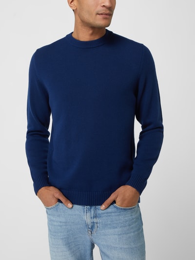 MAERZ Muenchen Pullover mit Rundhalsausschnitt Marine 4