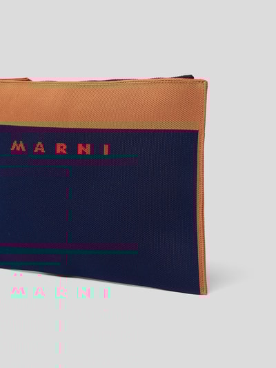 Marni Kulturtasche mit Label-Detail Hellbraun 2