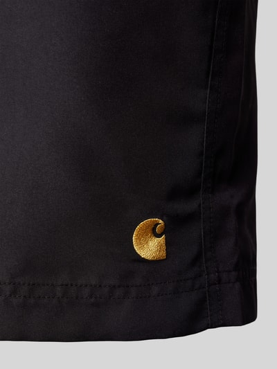 Carhartt Work In Progress Badehose mit Label-Stitching Black 2