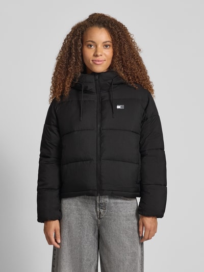 Tommy Jeans Gewatteerd regular fit jack met capuchon Zwart - 4