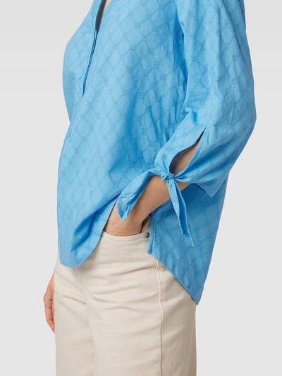 Montego Blouse met tuniekkraag Blauw - 3