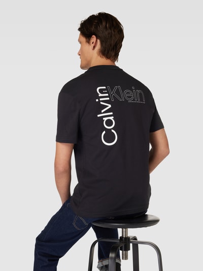 CK Calvin Klein T-Shirt aus reiner Baumwolle Black 3