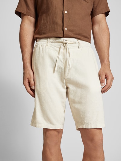 Lindbergh Bermudas mit elastischem Bund Sand 3