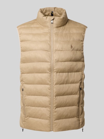 Polo Ralph Lauren Bodywarmer met labelstitching, model 'TERRA' Camel - 2