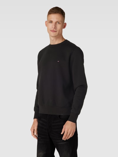 Tommy Hilfiger Sweatshirt mit Label-Stitching c Black 4