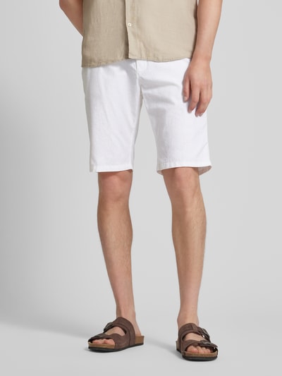 Tom Tailor Shorts mit Strukturmuster Weiss 4