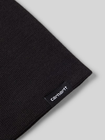 Carhartt Work In Progress Beanie met labeldetail, model 'SCRIPTER' Zwart - 2