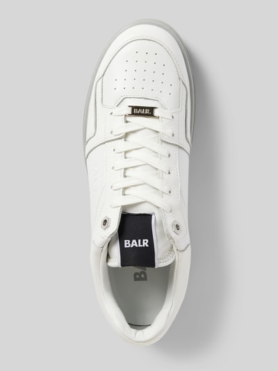 Balr. Sneakers van leer met labeldetail, model 'The Club Urban Cup' Wit - 3