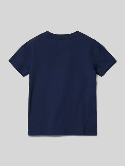 Polo Ralph Lauren Kids T-shirt met ronde hals Marineblauw - 3