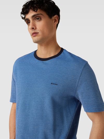 Gant T-Shirt aus Baumwolle mit Label-Detail Royal 3