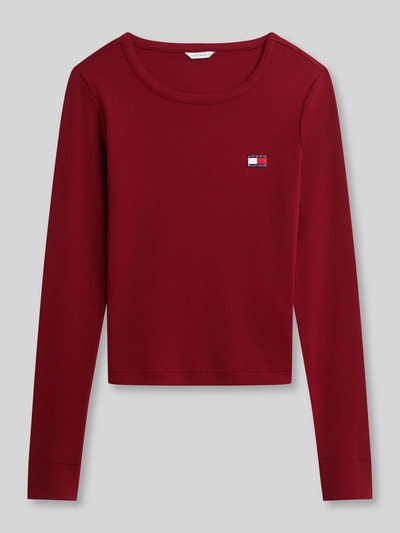 Tommy Hilfiger Pyjama-Oberteil mit Logo-Patch Rot 2