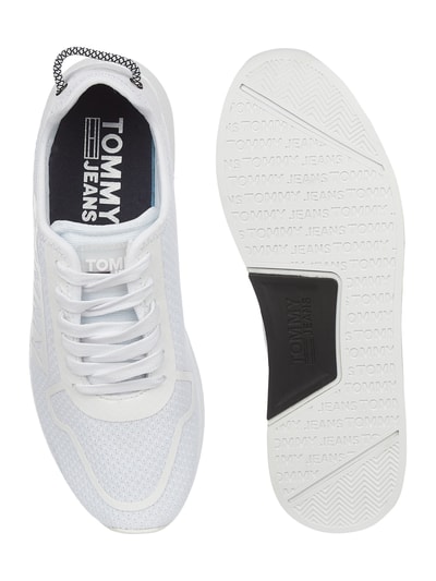 Tommy Jeans Sneaker aus Textil in Strick-Optik Weiß 4
