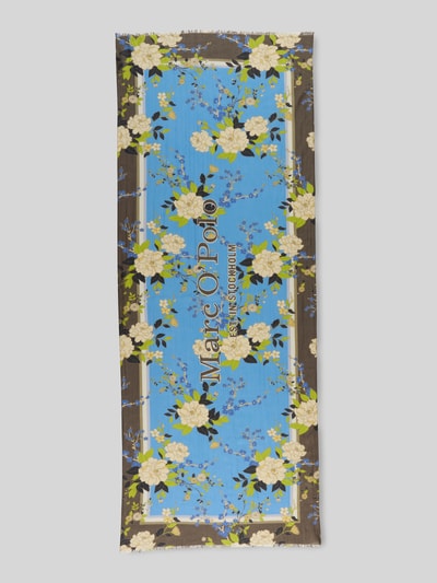 Marc O'Polo Sjaal met wol en katoen Blauw - 2