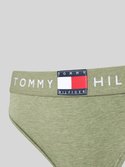 TOMMY HILFIGER Slip aus Baumwoll-Mix Modell 'TH HERITAGE' Oliv 2