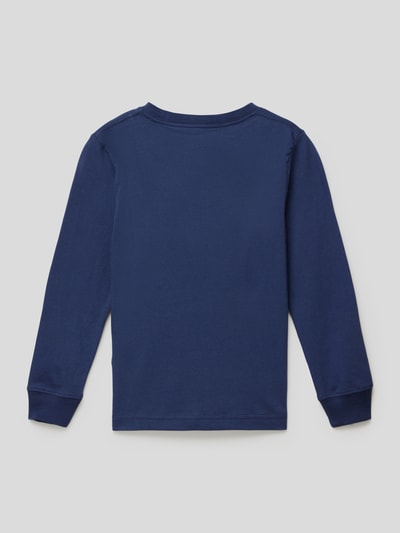 Levi’s® Kids Longsleeve mit Label-Print Modell 'POSTER' Marine 3