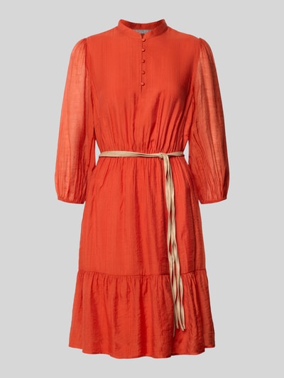 Christian Berg Woman Selection Knielanges Kleid aus Viskose-Mix Dunkelorange 2