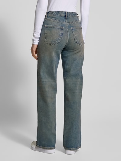 Only Relaxed Fit High Rise Jeans aus Bio-Baumwoll-Mix Modell 'JUICY' Jeansblau 5