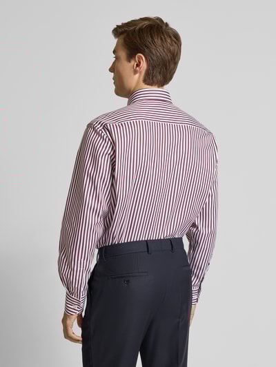 ETERNA Regular Fit Freizeithemd aus reiner Baumwolle mit Kentkragen Bordeaux 5