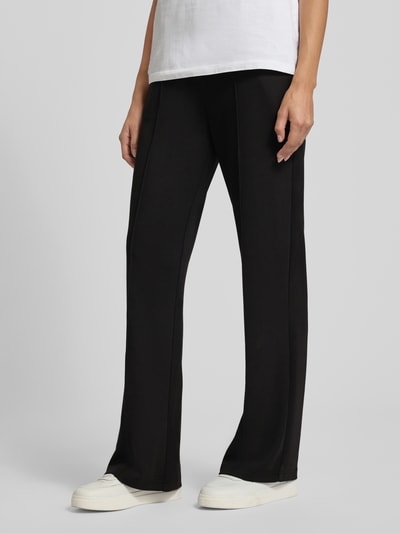 Scotch & Soda Spodnie dresowe ze szwami podłużnymi i elastycznym pasem Czarny 4