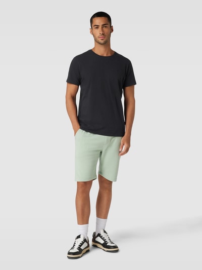 Blend T-Shirt mit Label-Stitching Modell 'Dinton' Black 1