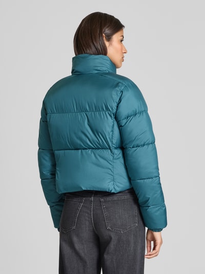 COLUMBIA Cropped Steppjacke mit Label-Print Modell 'Puffect™' Petrol 5