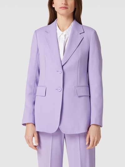 Max Mara Studio Blazer met reverskraag, model 'ROSETTA' Lila - 4