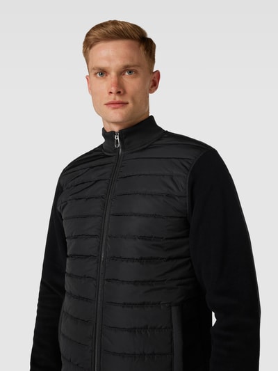 JOOP! Collection Sweatjacke mit Two-Tone-Machart Modell 'Tiago' Black 3