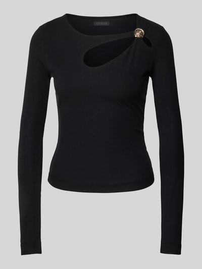 Guess Longsleeve mit Cut Out Modell 'ZAMA' Black 1