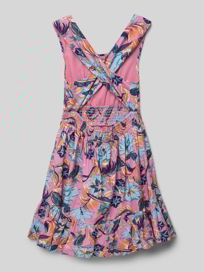 Happy Girls Kleid mit elastischem Taillenband Rosa 3